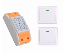 220V learning code single switch 86 type single key random stick remote control light switch