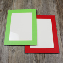 Cardboard photo frame childrens work DIY hand-painted graffiti Easy mounting frame paper picture frame 10 fit 16 open A3A4