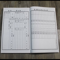 Classical Line Clothing Ben Genealogy Genealogy Genealogy Genealogy Benthable Photo Cooked Rice Paper No Loose Ink Yellow Box Optional