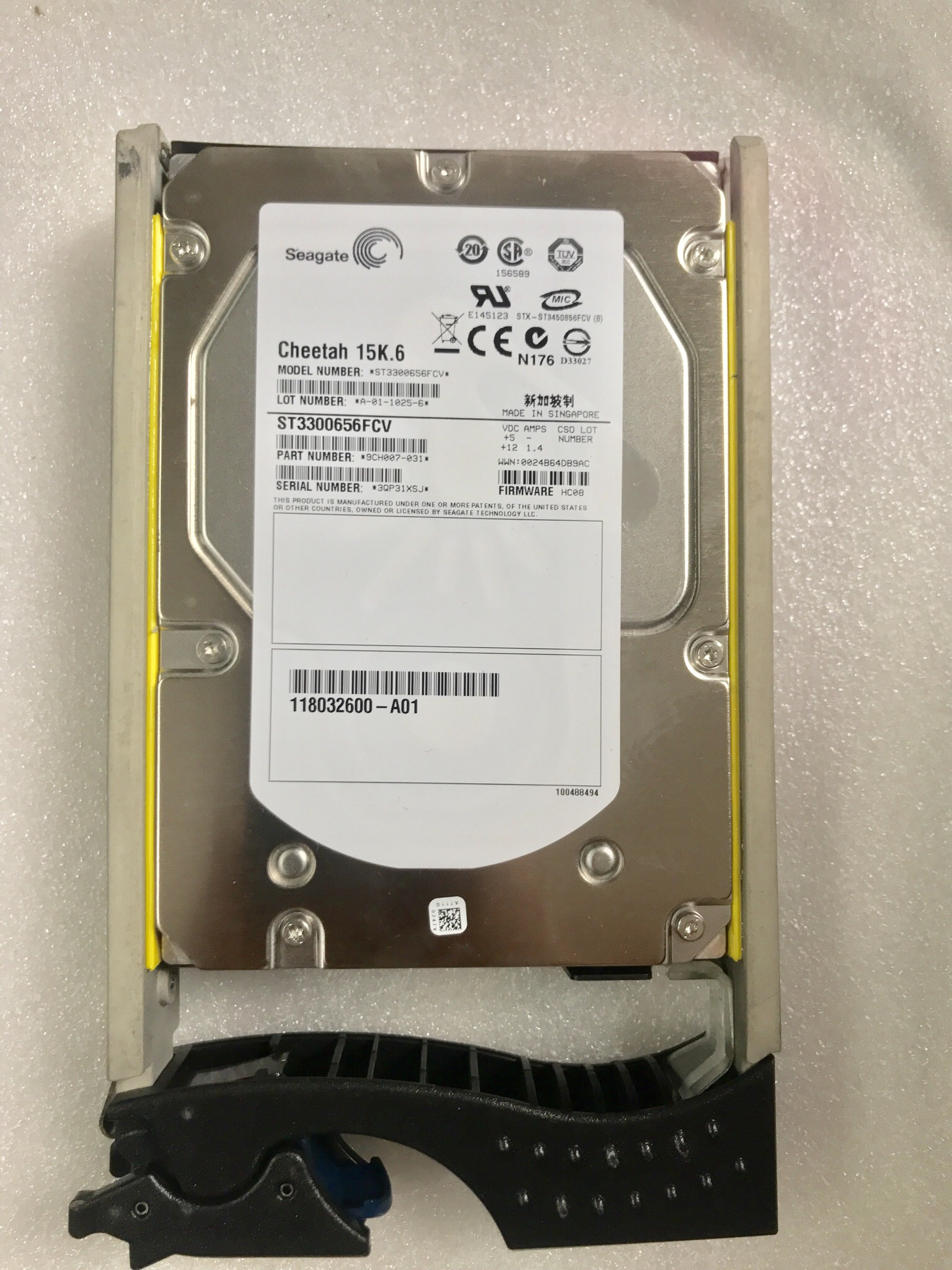 EMC CX-4G15 005048731 005048848 300G 15K FCV original disassembly machine