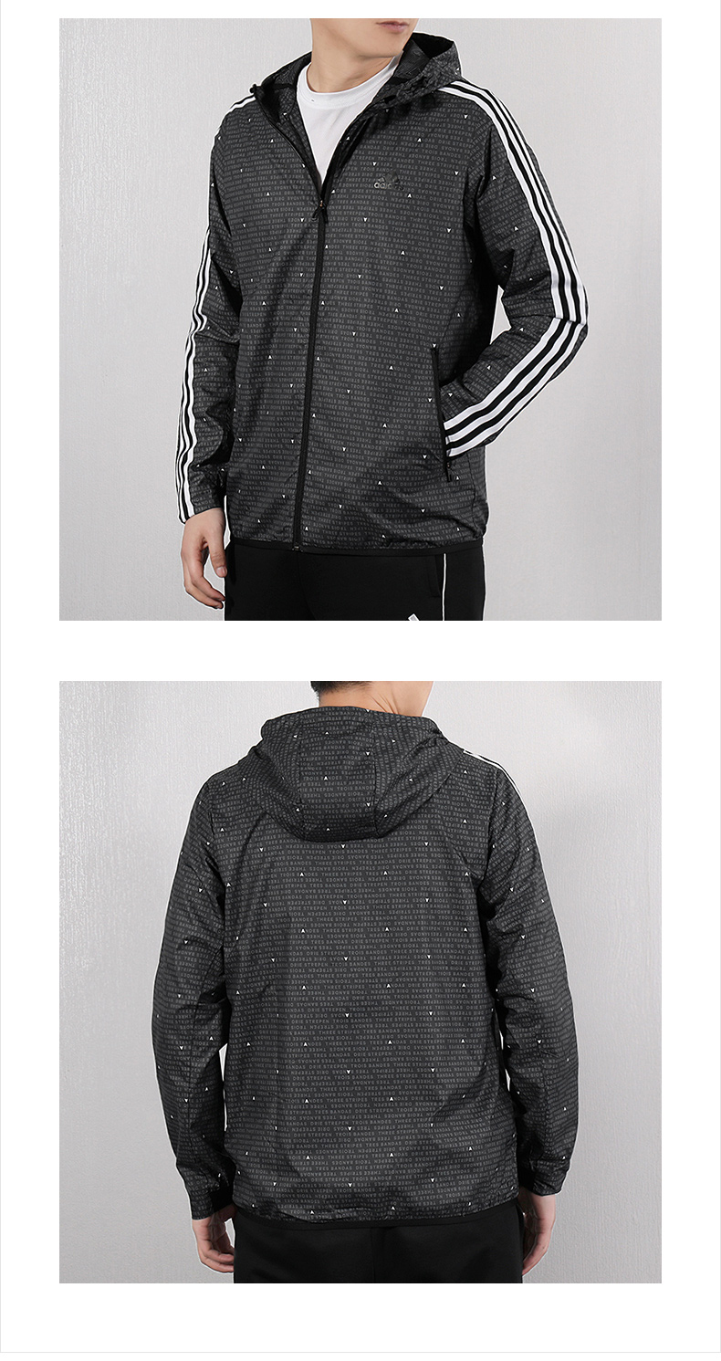 Áo khoác thể thao nam Adidas Adidas mùa hè 2019 Trang phục thể thao mùa hè Áo gió thông thường Áo khoác thoáng khí DW4616 - Áo khoác thể thao / áo khoác ao khoác nike