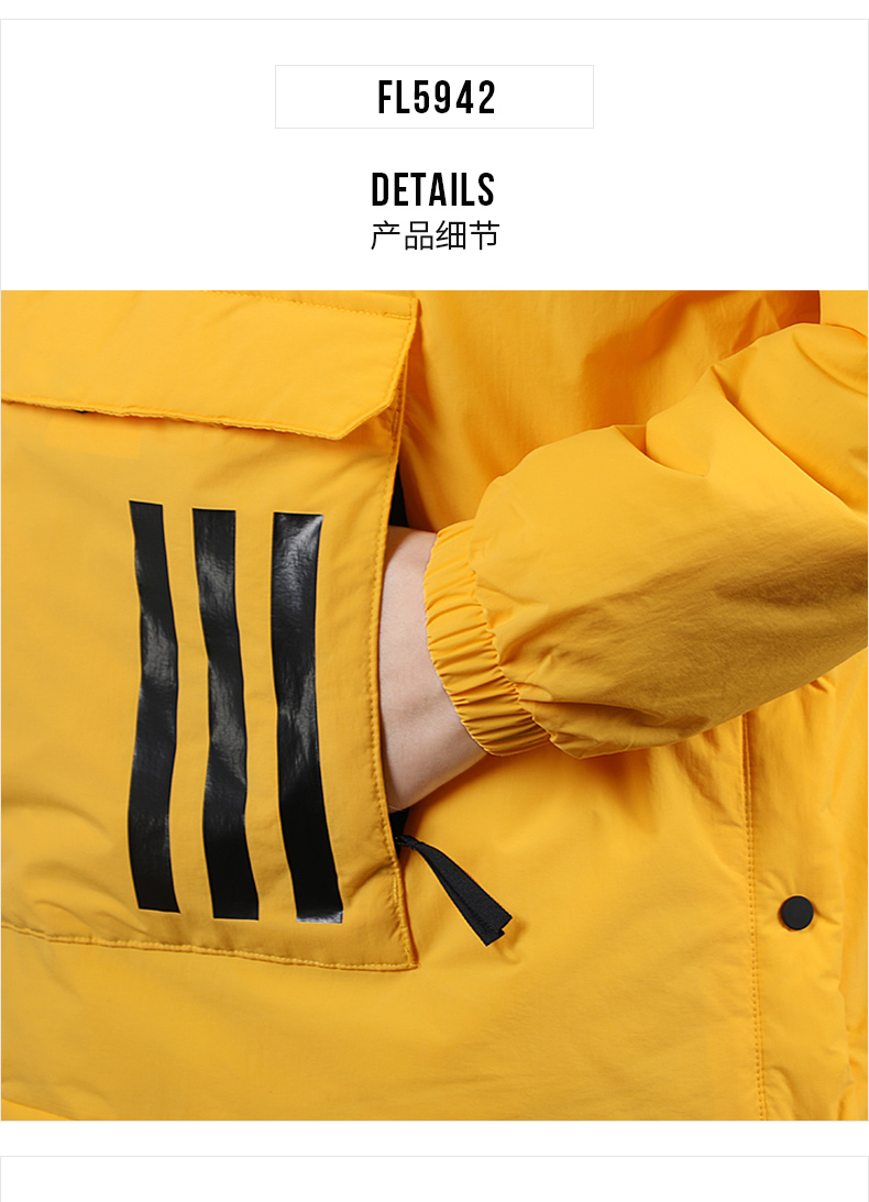 Adidas Adidas dành cho nữ mùa thu đông 2019 thể thao và giải trí mới chạy áo khoác cotton ấm áp FL5942 - Quần áo độn bông thể thao ao phao nu