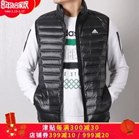 Adidas down vest nam 2018 mùa đông ấm áp ngoài trời vest thể thao mỏng nhẹ xuống vest BS1563 áo khoác gym nữ