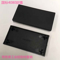 Spot Aluminium Profile Accessories Aluminum Cap Cover Plate Choke Plug National 4080 black nylon
