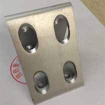 Aluminum profile accessories Aluminum profile right angle parts 8-hole triangular connecting block 30603060 Silver white oxidation