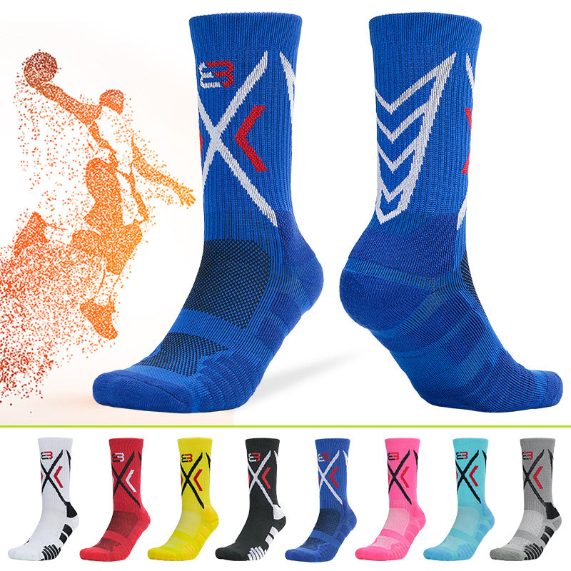 High Cylinder Long Barrel Towel Bottom Professional Sweat sweat New length Sox high cylinder Sport elite Sox basketball socks Silo Thickened