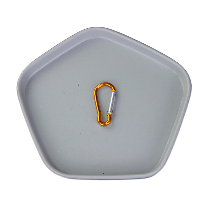 1 climbing buckle Hulut-shaped hanging buckle Colour key buckle aluminium alloy Quick hanging shoulder bag buckle external button