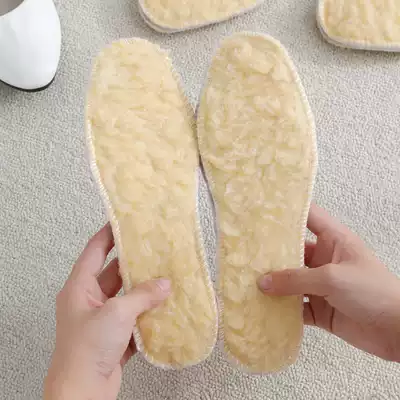 1 double lamb wool insole antibacterial warm insole lamb wool insole autumn winter warm insole