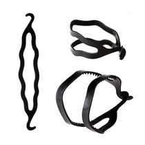 3 sets of figure disc hairdresser pattern pull-in-needle disc hairpin magic wearing hair-pin hairpin hairpin hairdressing tool