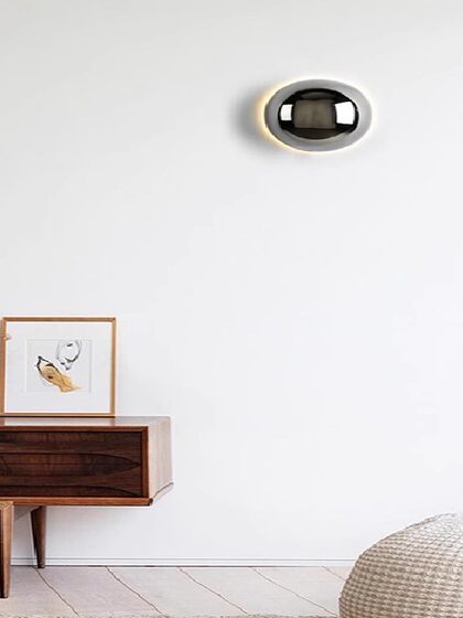 Designer Moon Wall Lamp Solar Eclipse Nordic Modern Minimalist Light Luxury Creative Aisle Wall Lamp Living Room Bedroom Bedside Lamp