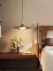 Natural Wood Style Walnut Dining Room Pendant Light, Light Luxury Modern Tea Room Bar Counter Homestay 2026 New Model, Atmospheric Art Lamp