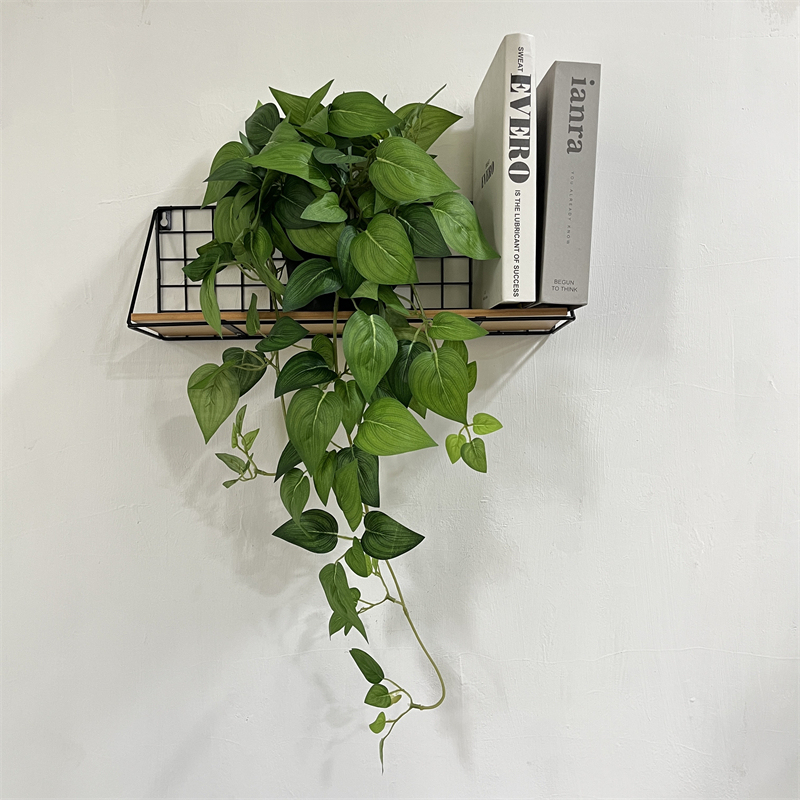 Artificial Green Plant Ivy Leaves for Indoor Landscaping, Fake Green Plant Wall Hanging, Ivy for Living Room Space Beautification Decoration
