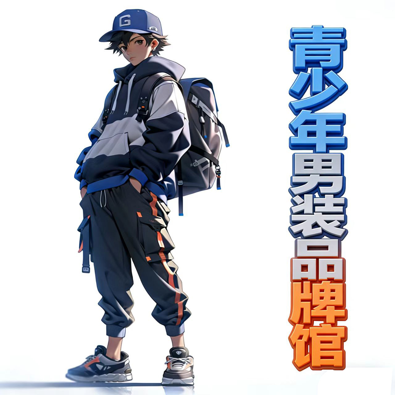 青少年男装品牌馆的LOGO