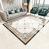Corridor Clubhouse Dining room Living room 800 parquet floor tiles Imitation waterjet all-body marble carpet tile floor tiles