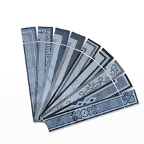 Guest restaurant aisle entrance tile parabolic crystal brick edge line wave line waveguide line Simple parquet edge line Floor tile