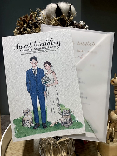 Свадебное приглашение 2022 Свадебное творчество индивидуально