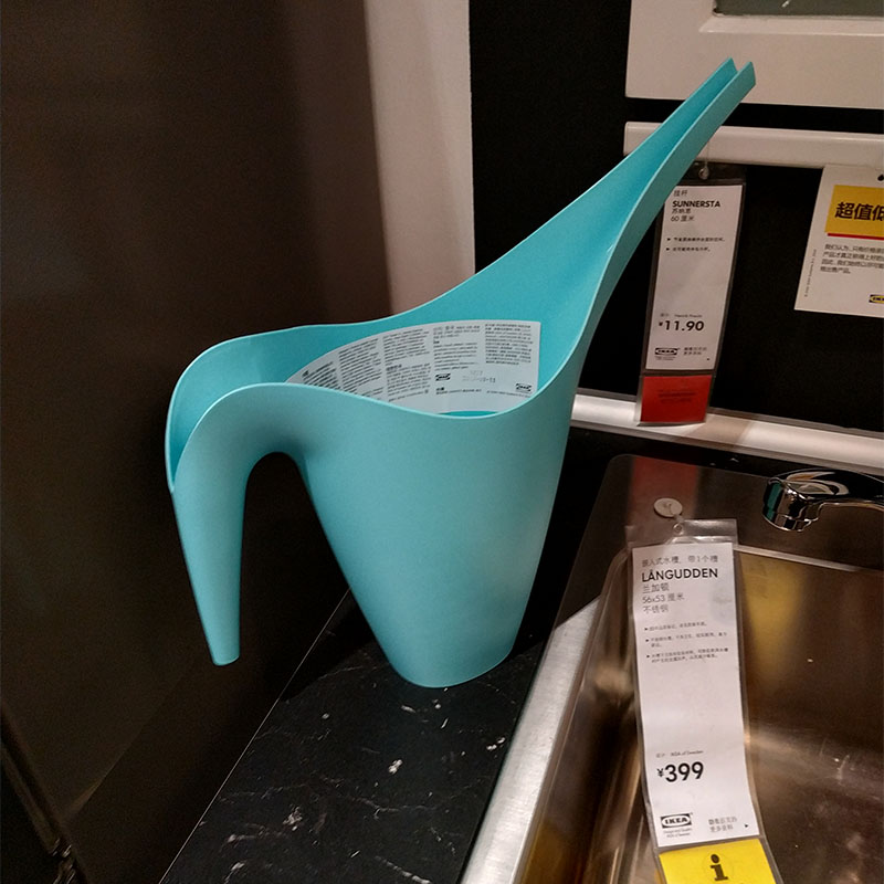 Ưu đãi đặc biệt tưới nước IKEA Vallo có thể làm vườn cung cấp tưới nước có thể tưới nước tưới hoa có thể tưới chậu dài miệng nhiều màu vòi phun tưới rau cầm tay