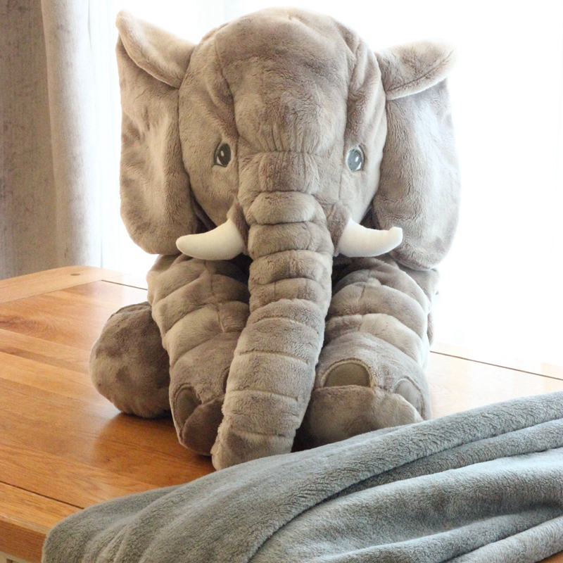 IKEA Yatesto Elephant Bé Ngủ Gối Gối Đồ Chơi Sang Trọng Vải Đồ Chơi Trong Nước thế giới đồ chơi cho bé