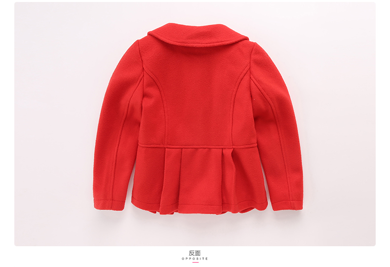 Manteau pour fille DEESHA en de laine - Ref 2162045 Image 22