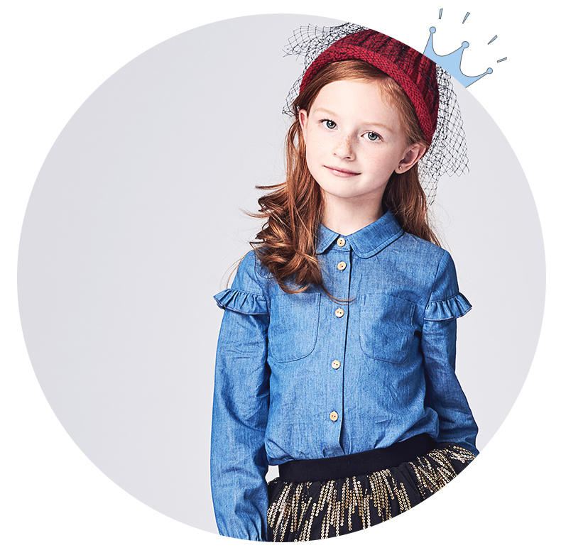 Chemise fille DEESHA à manche longue - Ref 2084568 Image 24