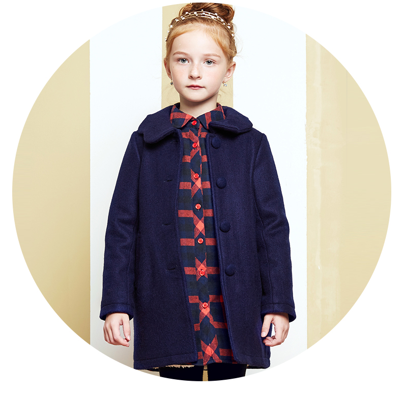 Manteau pour fille DEESHA en laine - Ref 2161907 Image 25