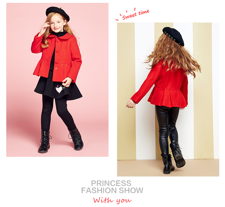 Manteau pour fille DEESHA en de laine - Ref 2162045 Image 24
