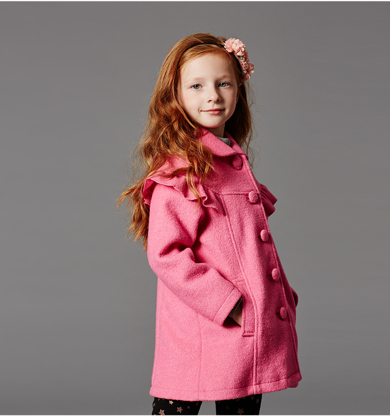 Manteau pour fille DEESHA en mélange - Ref 2161963 Image 20