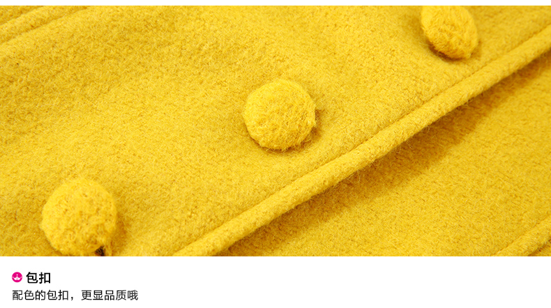 Manteau pour fille DEESHA en mélange - Ref 2161963 Image 27