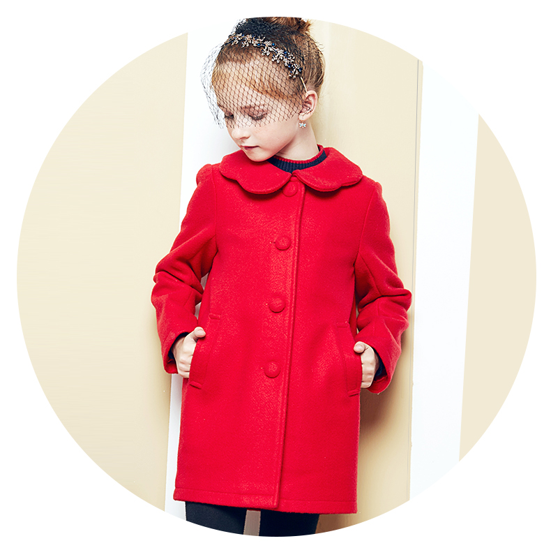 Manteau pour fille DEESHA en laine - Ref 2161740 Image 26