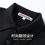 Осенний лонгслив, футболка polo, изысканный стиль, с вышивкой