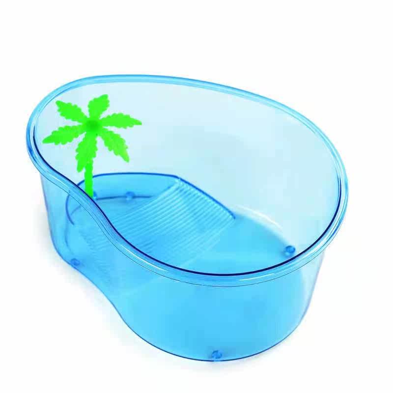 Water Ethnic Mango Shaped Turtle Vat With Sundae Terrace Water Turtle Gold Fish Tank Tortoise Plastic Vat With No Cover