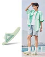 【Мужчины и женщины】 Контрастный цветовой кристаллический зеленый