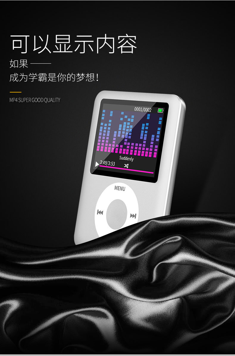 máy nghe nhạc loa ngoài Máy nghe nhạc mp3 chính hãng MP4 sinh viên thể thao siêu mỏng màn hình radio ghi sách điện tử bên ngoài Walkman lossless máy nghe nhạc giá rẻ