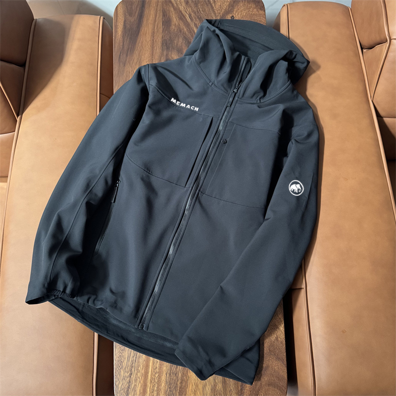 26 Spring New Mammoth Glacier Elephant Jacket Men's Sports Casual Warm Windproof Scratch-Resistant Outdoor Softshell Jacket