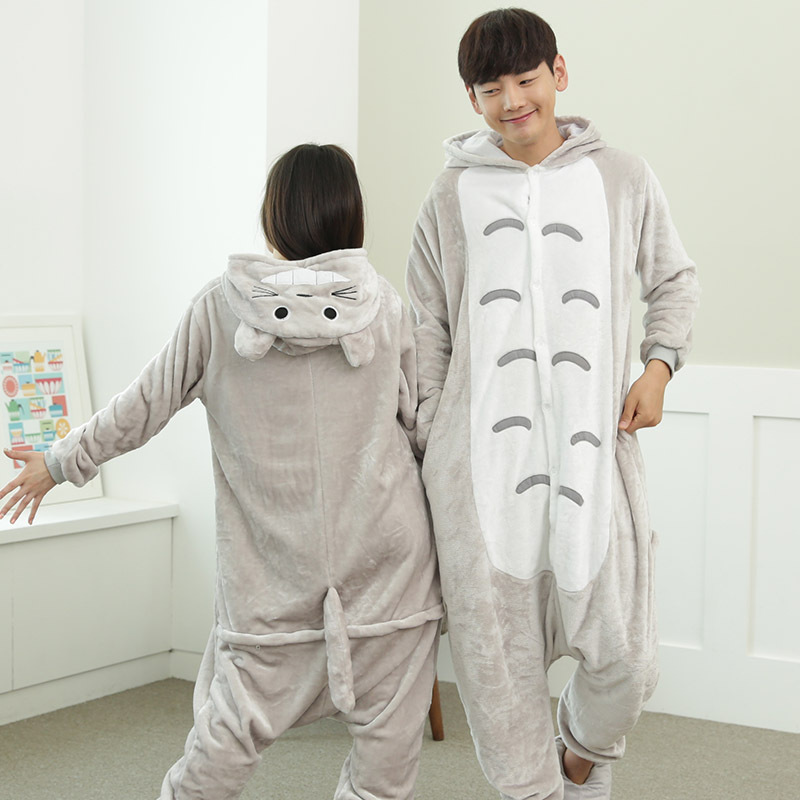 Phim hoạt hình Doraemon flannel robot mèo động vật đồ ngủ một mảnh nam và nữ mùa thu và mùa đông trang phục biểu diễn nhà đồ lót basic