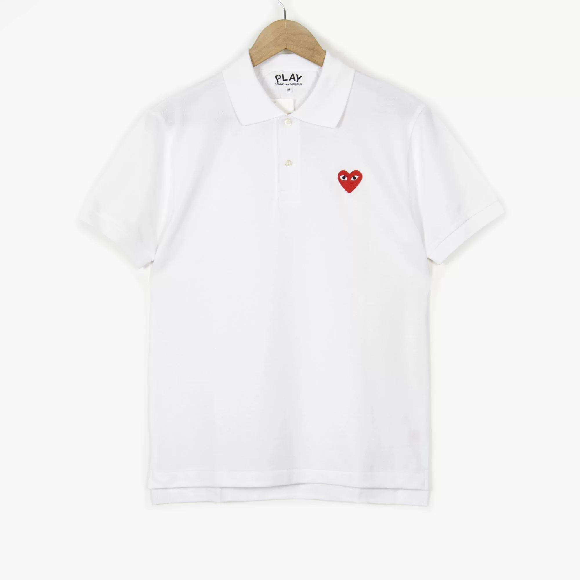 Четыре времени года японский контр Rei Kawakubo CDG PLAY черная серая красная сердце черная сердце мужская и женская поло-рубашка