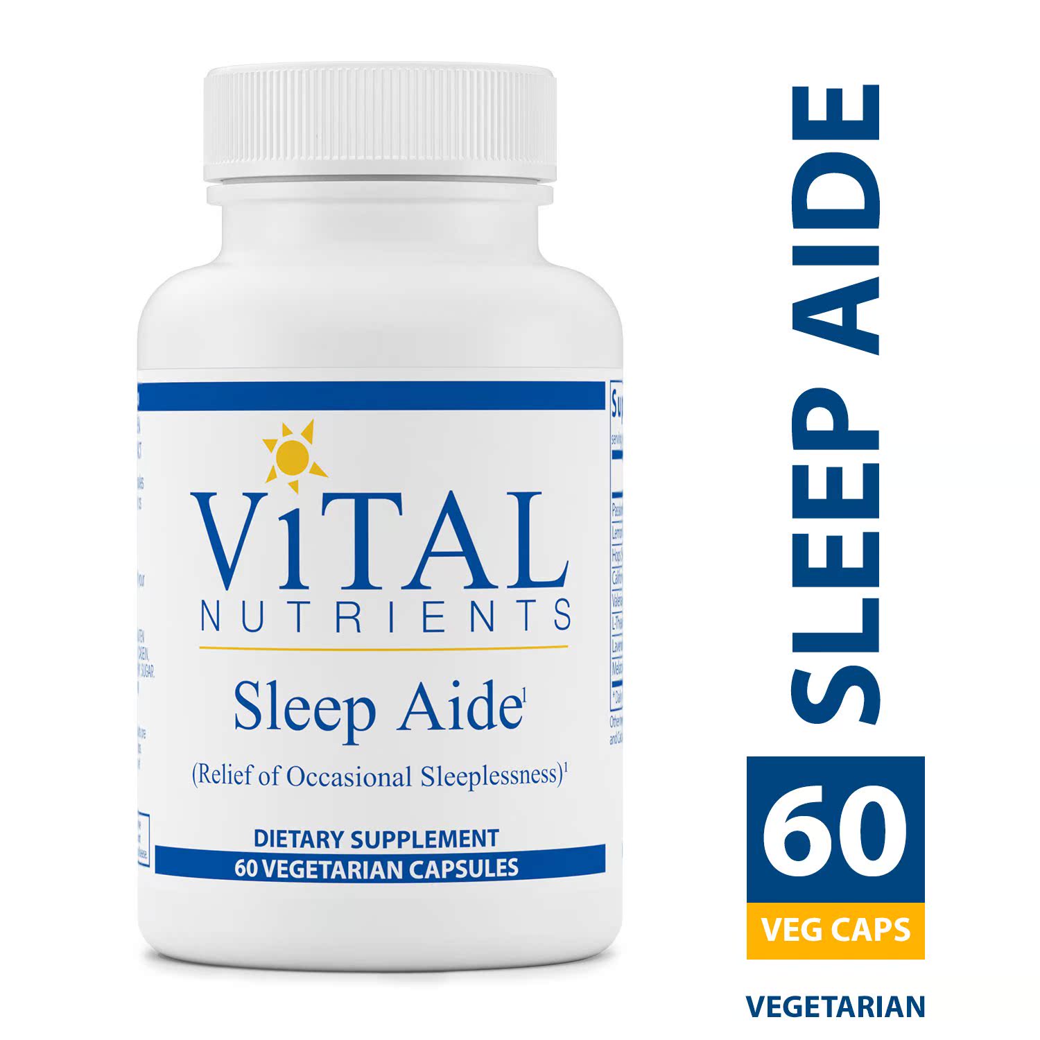 Fonow US Vital nutrients Sleep Aide sleep helps relieve occasional insomnia 60 grains