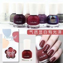 Judydoll oranges Crystal can shine bright without reading nail polish nail art lasting white temperament retro mango yellow beginner