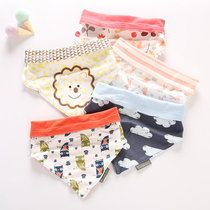  Triangle towel baby all-match saliva towel Baby children summer cotton newborn anti-vomiting milk bib double-sided super soft