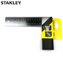 STANLEY HISTORY DANLEY PLASTIC HANDLE STAINLESS STEEL RIGHT ANGLE RULER 200x135mm 46-500-23