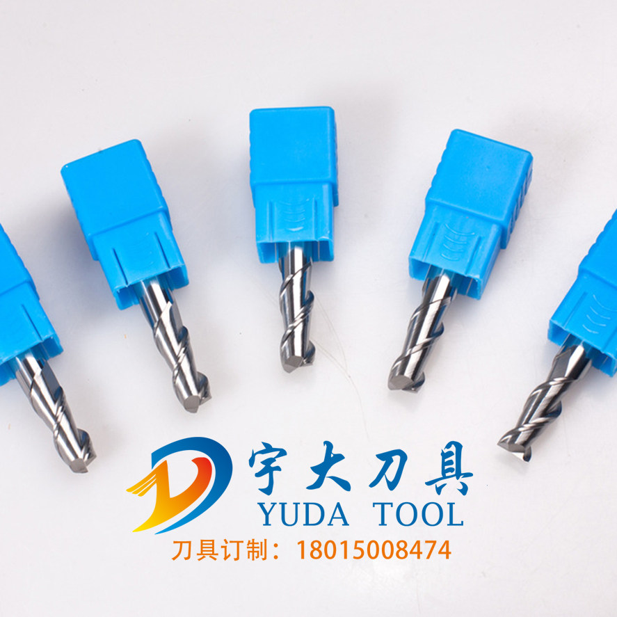 Vertical coated stainless steel custom 45-50 ° alloy aluminium with 45-degree tungsten steel machined aluminium milling cutter D1-20mm3F