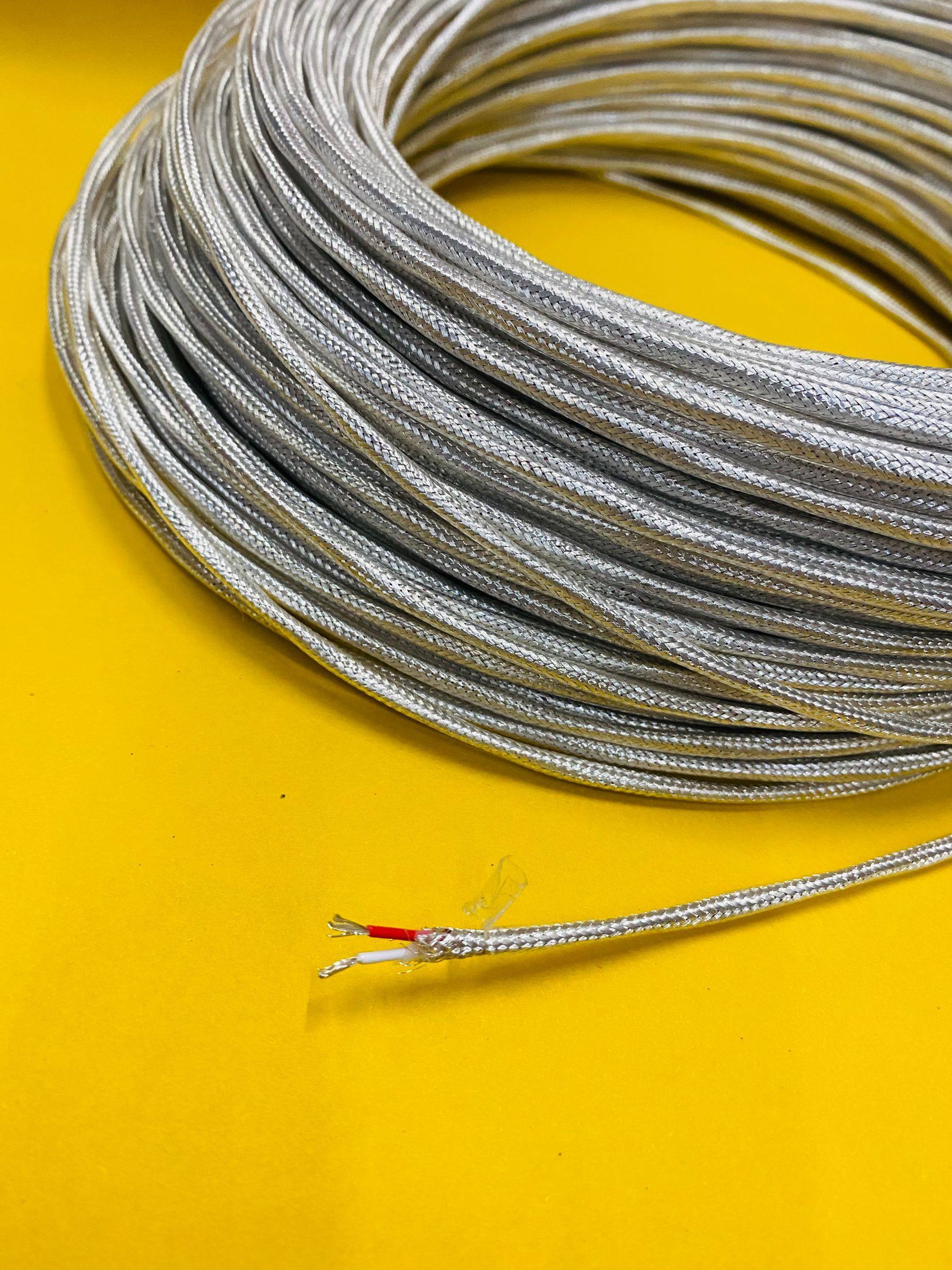 Teflon Twisted Pair Transparent Silver Plated High Temperature Shielding Line AFPF3 2*0 12 0 2 0 35 2*0 5