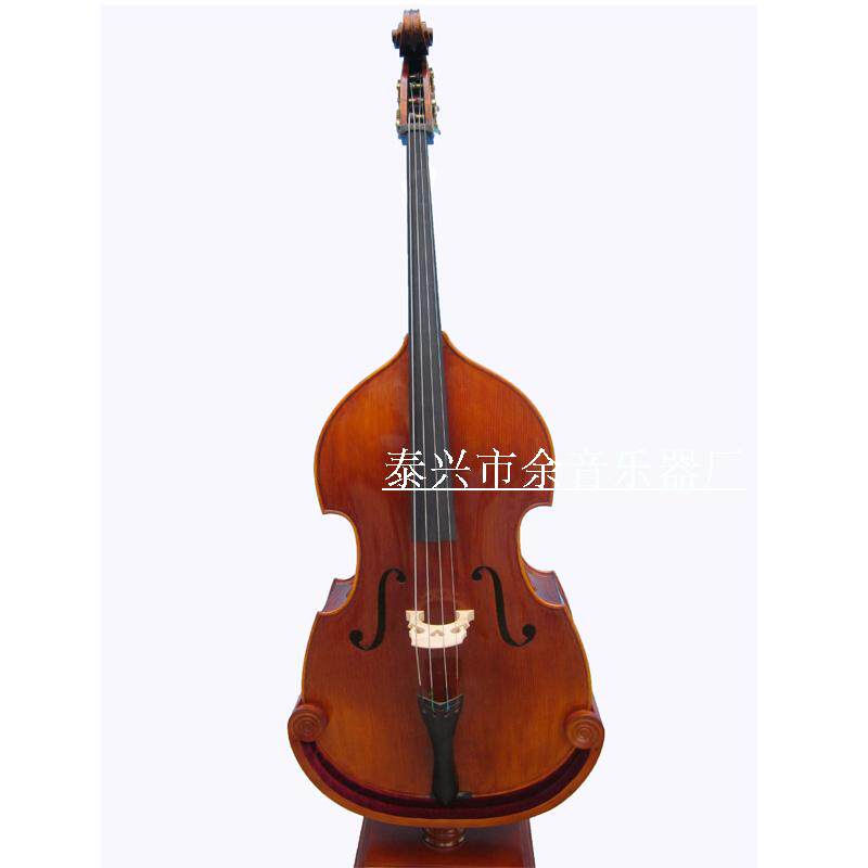 Fully handmade solid wood natural tiger pattern high-end double bass cello big bass professional orchestra with performance grade