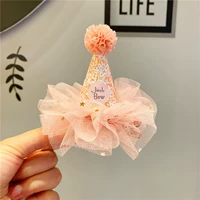 Розовая заколка для волос