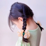 Детский милый аксессуар для волос, детская заколка для волос для принцессы с бантиком, резинка, в цветочек