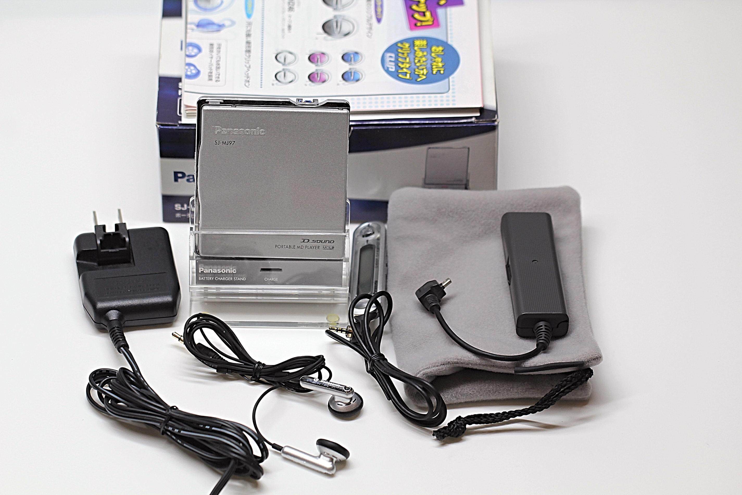 Panasonic SJ-MJ97，超薄MD播放器的复古魅力，你get到了吗？🎶-MD-淘宝