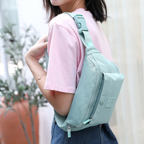 Gudika nylon cloth chest bag Macaron 2022 new trendy ins casual waist bag multi-functional messenger underarm bag