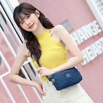 ins new nylon canvas bag Korean version rhombus all-match messenger bag womens small bag simple one-shoulder womens clutch