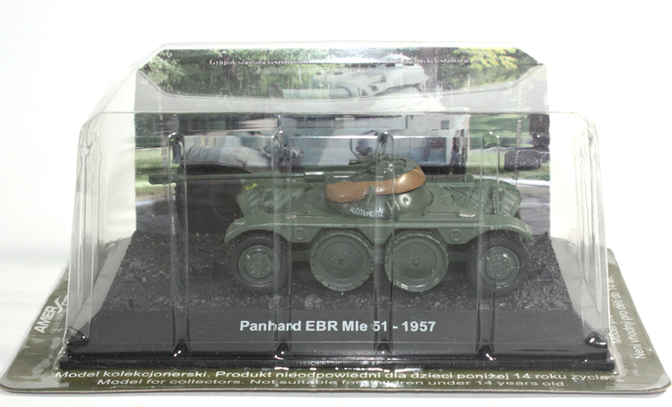 1957 Panhard PanhardEBRMle51 hợp kim tĩnh nhỏ mô hình bể 1 đến 72 mô hình xe buýt