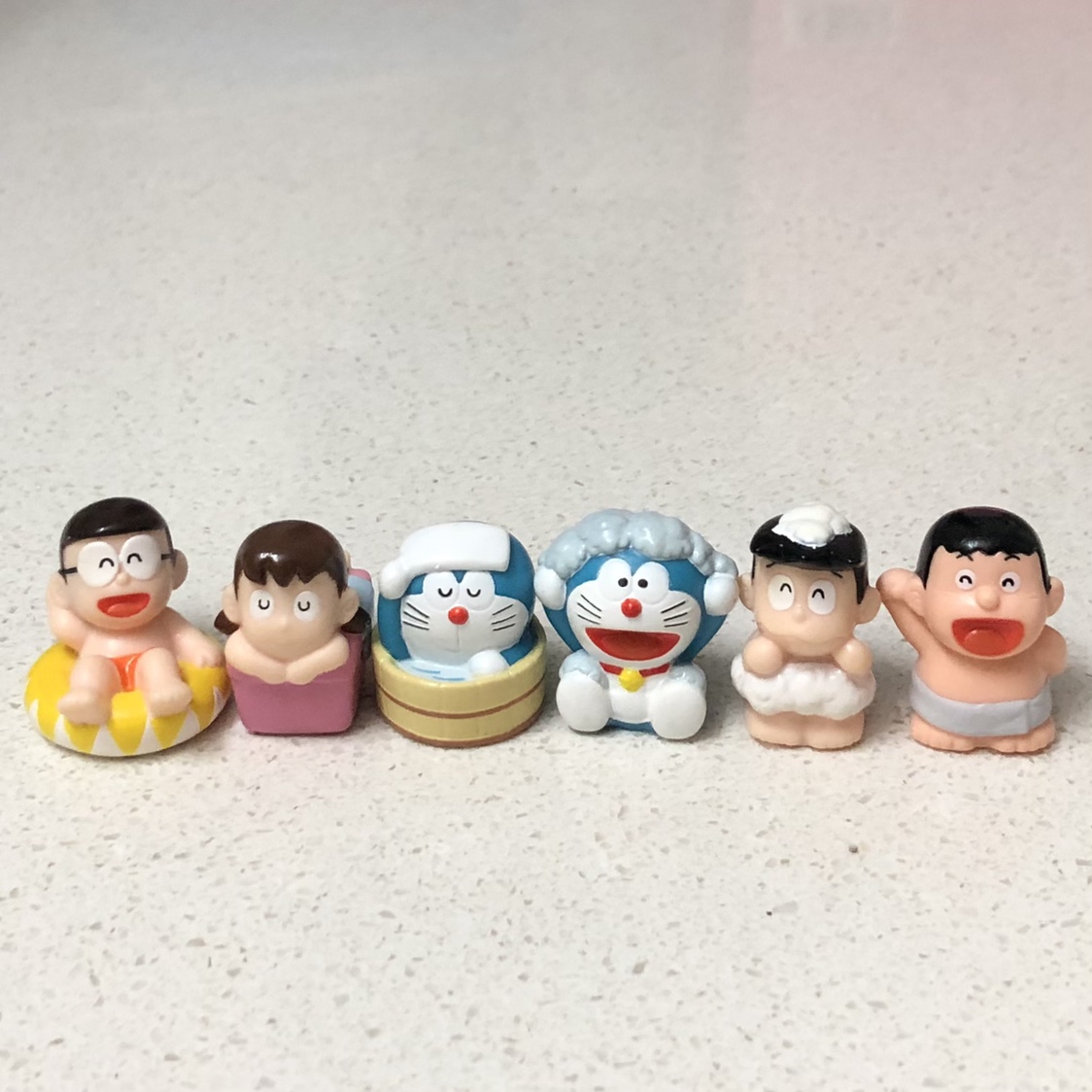 Out of Print Antique Japanese Genuine Doraemon Bath Egg Small Ornament